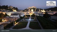 Archiv Foto Webcam Salzburg: Schloss Mirabell 20:00