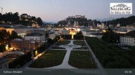 Archiv Foto Webcam Salzburg: Schloss Mirabell 04:00