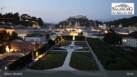 Archiv Foto Webcam Salzburg: Schloss Mirabell 04:00
