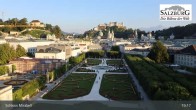 Archived image Webcam Salzburg: Mirabell Palace 18:00