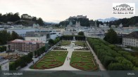 Archived image Webcam Salzburg: Mirabell Palace 08:00
