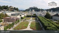 Archived image Webcam Salzburg: Mirabell Palace 14:00