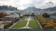 Archiv Foto Webcam Salzburg: Schloss Mirabell 05:00