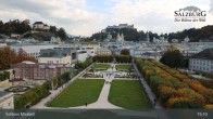 Archiv Foto Webcam Salzburg: Schloss Mirabell 09:00