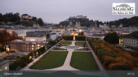 Archived image Webcam Salzburg: Mirabell Palace 06:00