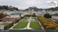 Archived image Webcam Salzburg: Mirabell Palace 10:00