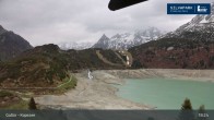 Archiv Foto Webcam Stausee Kops in Galtür 02:00