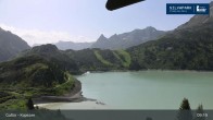 Archiv Foto Webcam Stausee Kops in Galtür 08:00