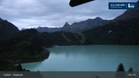 Archiv Foto Webcam Stausee Kops in Galtür 04:00