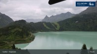 Archiv Foto Webcam Stausee Kops in Galtür 14:00