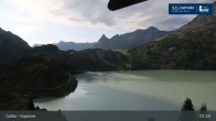 Archiv Foto Webcam Stausee Kops in Galtür 07:00