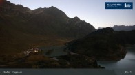 Archiv Foto Webcam Stausee Kops in Galtür 04:00