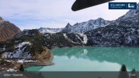 Archiv Foto Webcam Stausee Kops in Galtür 10:00