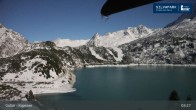 Archiv Foto Webcam Stausee Kops in Galtür 02:00