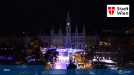 Archived image Webcam Vienna - Burgtheater 19:00