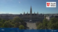 Archived image Webcam Vienna - Burgtheater 14:00