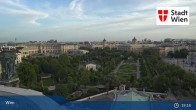 Archived image Webcam Vienna - Burgtheater 18:00