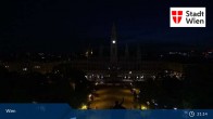 Archived image Webcam Vienna - Burgtheater 20:00
