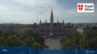 Archived image Webcam Vienna - Burgtheater 14:00