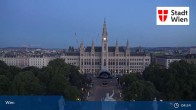 Archived image Webcam Vienna - Burgtheater 04:00