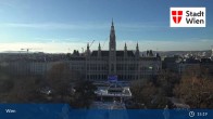 Archived image Webcam Vienna - Burgtheater 14:00