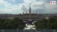 Archived image Webcam Vienna - Burgtheater 14:00