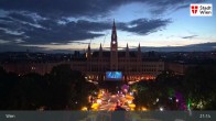 Archiv Foto Webcam Wiener Burgtheater 20:00