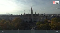 Archived image Webcam Vienna - Burgtheater 22:00