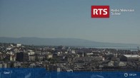 Archiv Foto Webcam Genfer - RTS Hochhaus 08:00