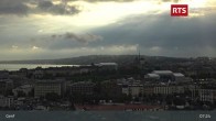 Archiv Foto Webcam Genfer - RTS Hochhaus 06:00