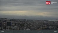 Archiv Foto Webcam Genfer - RTS Hochhaus 18:00