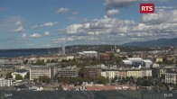Archiv Foto Webcam Genfer - RTS Hochhaus 14:00