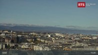 Archiv Foto Webcam Genfer - RTS Hochhaus 14:00