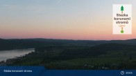 Archiv Foto Webcam Stausee Lipno - Lipensko 02:00