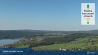Archiv Foto Webcam Stausee Lipno - Lipensko 08:00