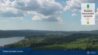 Archiv Foto Webcam Stausee Lipno - Lipensko 12:00
