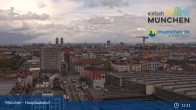 Archiv Foto Webcam München: Livestream am Hauptbahnhof 15:00