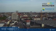 Archiv Foto Webcam München: Livestream am Hauptbahnhof 18:00