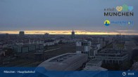 Archiv Foto Webcam München: Livestream am Hauptbahnhof 06:00