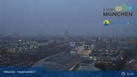 Archived image Webcam Munich (Bavaria) - Main Station 19:00