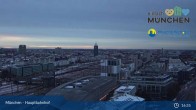 Archiv Foto Webcam München: Livestream am Hauptbahnhof 16:00