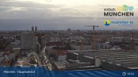 Archiv Foto Webcam München: Livestream am Hauptbahnhof 08:00