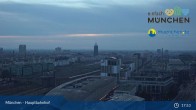 Archiv Foto Webcam München: Livestream am Hauptbahnhof 18:00