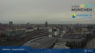 Archiv Foto Webcam München: Livestream am Hauptbahnhof 07:00