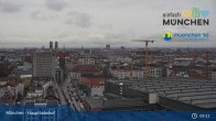 Archiv Foto Webcam München: Livestream am Hauptbahnhof 08:00