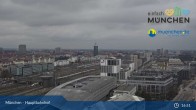 Archiv Foto Webcam München: Livestream am Hauptbahnhof 16:00