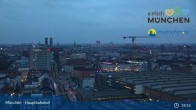 Archiv Foto Webcam München: Livestream am Hauptbahnhof 18:00