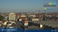 Archiv Foto Webcam München: Livestream am Hauptbahnhof 18:00