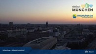 Archiv Foto Webcam München: Livestream am Hauptbahnhof 20:00