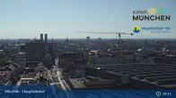 Archiv Foto Webcam München: Livestream am Hauptbahnhof 08:00